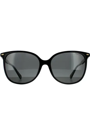 Polaroid Cat Eye Womens Grey Polarized Sunglasses - One Size