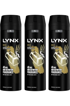 Lynx Mens XL 48-H High Definition Fragrance Body Spray Deodorant 3 Pack, 200ml - One Size