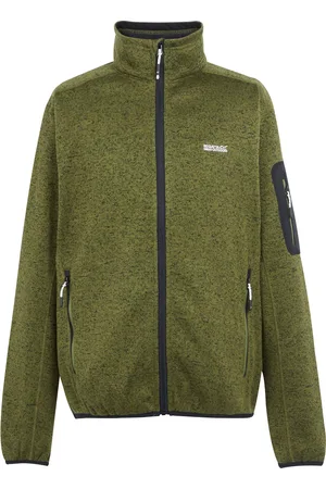Regatta Mens Newhill Marl Full Zip Fleece Jacket (Nephrite Green) - - Size X-Large