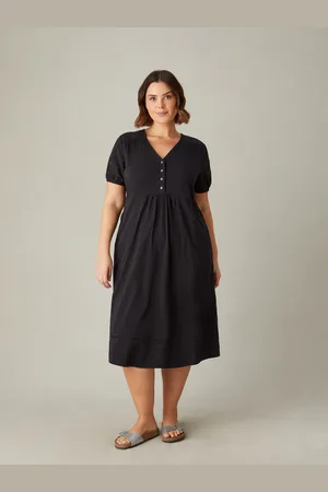 Live Unlimited London Womens Jersey Broderie Shift Dress - Size 12 UK
