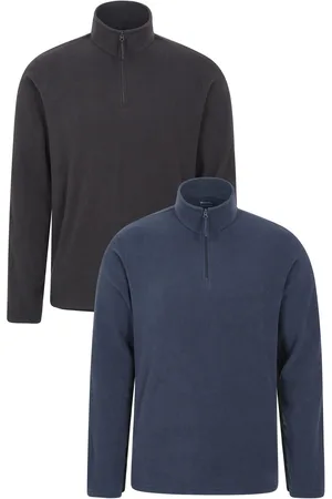 Mountain Warehouse Mens Camber II Fleece Top (Pack of 2) (Mixed) - - Size 2XS