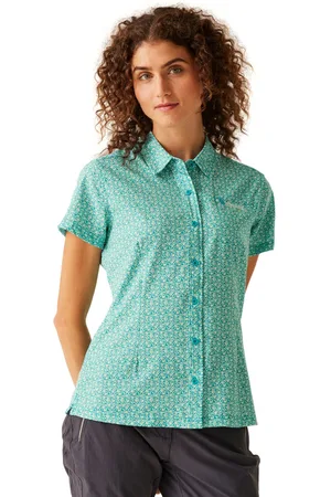 Regatta Womens Travel Packaway Short Sleeve Shirt - - Size 12 UK