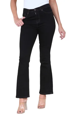 MYT Womens Magic Shaping High Waisted Slim Flare Leg Jeans in Denim - Size 20 Regular