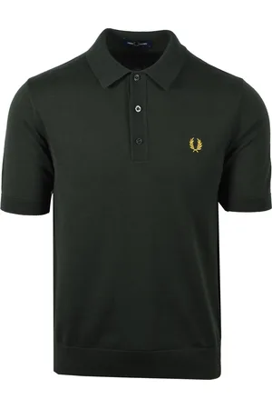 Fred Perry Mens Cotton Knitted Polo Court - Size 2XL