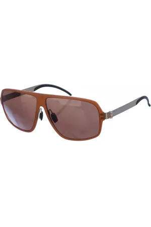 Mercedes Benz M3018 Mens rectangular shaped acetate sunglasses - - One Size