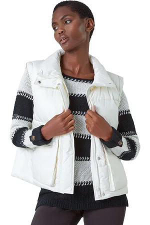 Roman Womens Pocket Detail Quilted Gilet - - Size 18 UK