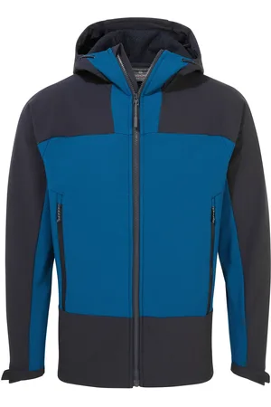 Craghoppers Mens Expert Active Contrast Hooded Soft Shell Jacket (Poseidon Blue/Dark Navy) - Size Small