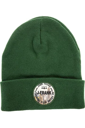 JOHN FRANK Mens Hat with label sewn on the front JFBN18W01 man - - One Size