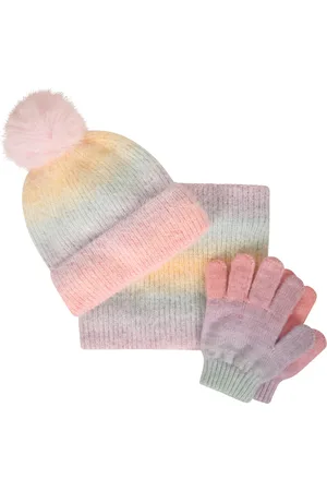 Mountain Warehouse Kids Unisex Childrens/Kids Rainbow Knitted Hat Gloves And Scarf Set - One Size