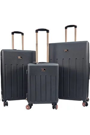 Infinity Unisex Lightweight Hard Shell ABS Luggage Suitcases - Size Medium