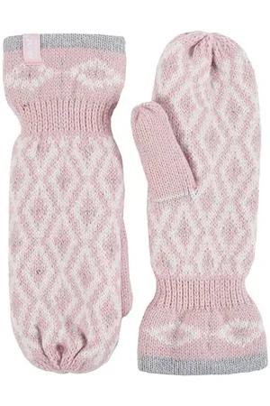 Heat Holders Womens - Ladies Fleece Lined Insulated Winter Thermal Mittens - - One Size