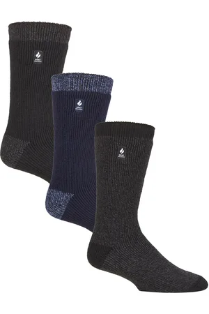 Heat Holders 3 Pack Multipack Mens Insulated Thermal Socks for Winter - Palermo - - Size UK 6-11
