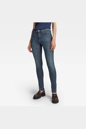 G-Star Womens G-Star RAW 3301 Skinny Slit Jeans - Cotton - Size 27W/32L