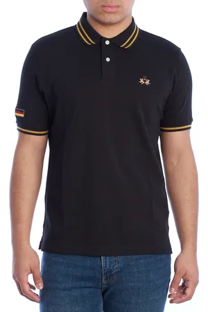 La Martina Mens Regular Fit Short Sleeve Polo YMP014-PK031 - - Size X-Large