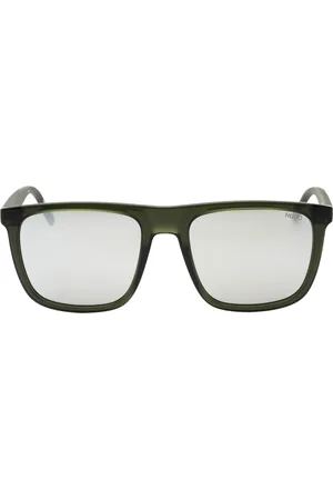 HUGO BOSS Mens Silver SP Lens Dark Sunglasses - One Size