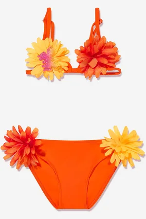SELINI Girls Flower Bikini in - Size 14Y