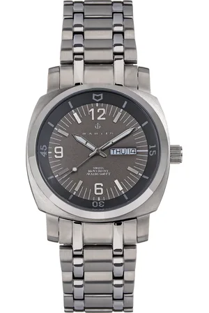 Nautis Mens Stealth Bracelet Watch w/Day/Date - Stainless Steel - One Size