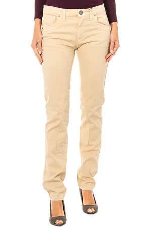 La Martina Womens Stretch elastic pants with skinny-cut hems LWT010 woman - Cotton - Size 32 (Waist)