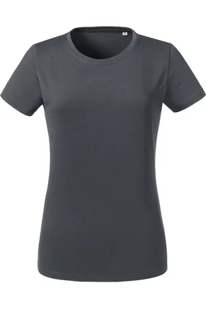Russell Athletic Womens/Ladies Heavyweight Short-Sleeved T-Shirt (Aluminium ) - Size 2XL