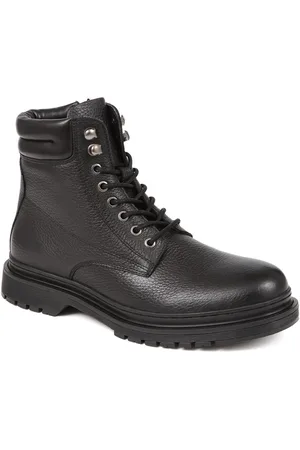 JONES BOOTMAKER Mens Elio Leather Lace Up Boots - - Size UK 8