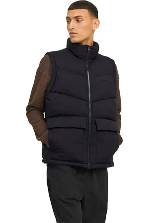 JACK & JONES Mens Jorvesterbro Sn Body Warmer Vest - - Size 2XL