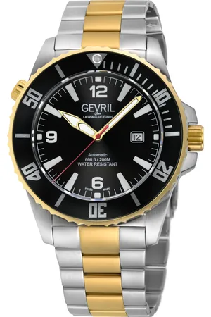 Gevril Mens Canal Street 46602B Swiss Automatic Sellita SW200 Watch - - One Size