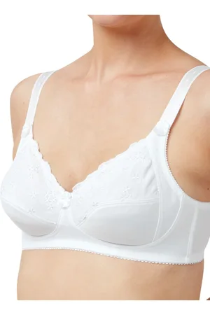 Marlon Womens Embroidered Soft Cup Bra - Polyamide - Size 40D