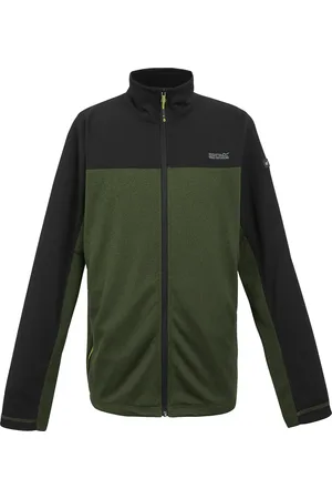 Regatta Mens Highton V Fleece Jacket (Nephrite /Black) - Size Medium