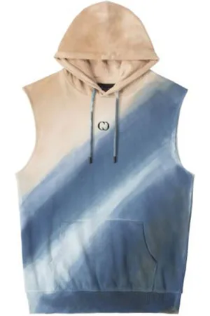 Criminal Damage Tie Dye Mens Hoodie Vest - Cotton - Size 2XL
