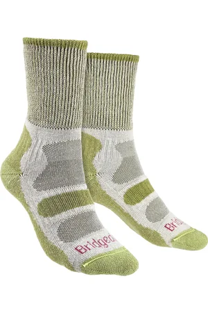 Bridgedale Womens Hiking Lightweight Cotton Boot Socks -Spring - Size 3-4.5 (UK Shoe)