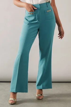 wallis Womens Petite Patch Pocket Wide Trousers - - Size 10 UK