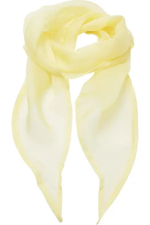 Premier Unisex Adult Colours Chiffon Scarf (Lemon) - - One Size