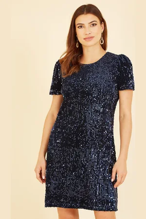 Mela Womens Sequin Tunic Dress - Size 10 UK
