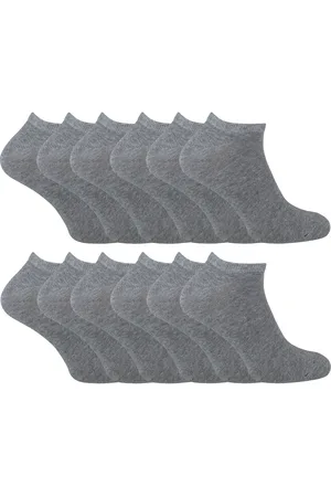 Sock Snob 12 Pair Multipack Mens Quarter Trainer Socks - Cotton - Size UK 6-11