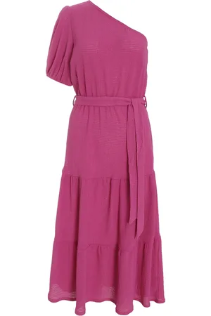Quiz Womens One Shoulder Midi Dress - Size 10 UK