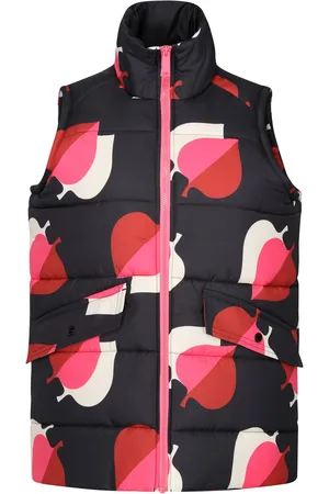 Regatta Womens/Ladies Orla Kiely Elm Leaf Gilet (Shadow/Pink) - - Size 12 UK