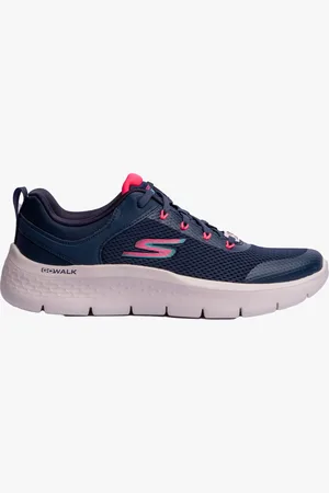 Skechers 124817/NVCL GO WALK FLEX-CALEY Womens Athletic Navy/Coral - - Size UK 6.5