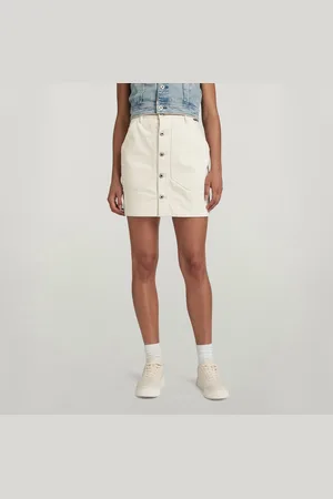 G-Star Womens G-Star RAW Button Skirt - - Size 31 (Waist)