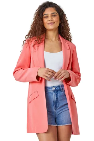 Roman Womens Longline Blazer Jacket - - Size 16 UK