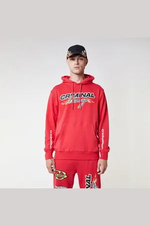 Criminal Damage Mens Graphics Hoodie With Kangaroo Pocket - - Size Small