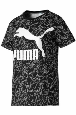 PUMA AOP Womens /White T-Shirt - Size Small