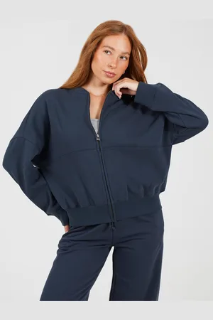 Brave Soul Womens Zip Through Bomber Style Sweatshirt - Size Small