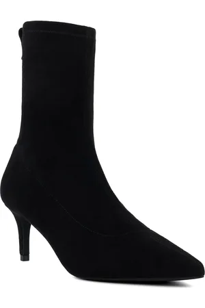 Dune Womens Ladies Occupy - Stiletto-Heeled Sock Boots - Micro Fibre - Size UK 3