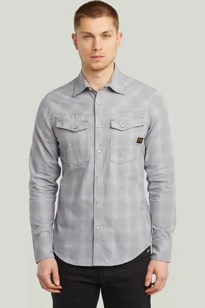 G-Star Mens G-Star RAW Dakota Slim Shirt - Cotton - Size Medium