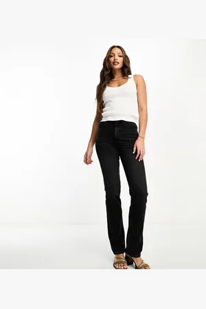 ASOS Womens DESIGN Hourglass 90s straight jeans in blue- - Size 26W/36L