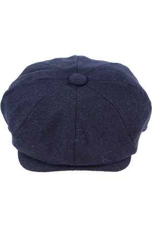 Infinity Mens Peaky Blinders Newsboy 8 Panel Baker Hat - Tweed - Size Medium