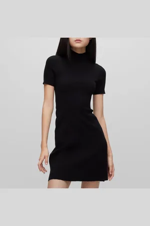 HUGO BOSS Womens Sharizy Dress in Knit - Size 10 UK