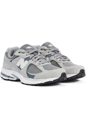 New Balance Unisex 2002 Suede Steel Trainers - Size UK 5