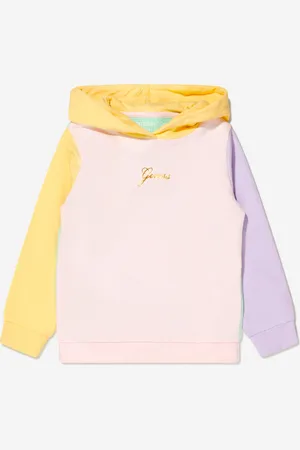 Guess Girls Logo Print Hoodie - - Size 6-9M