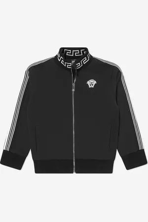 VERSACE Boys Medusa Logo Zip Up Top in - Size 8Y